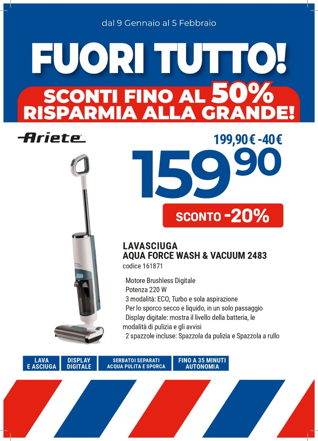 ARIETE LAVASCIUGA 2483